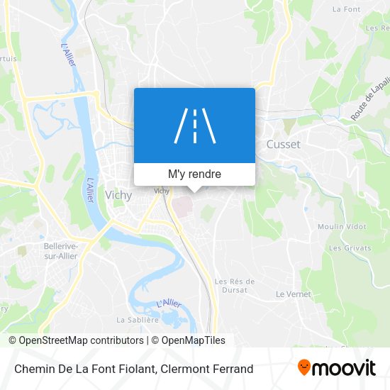 Chemin De La Font Fiolant plan