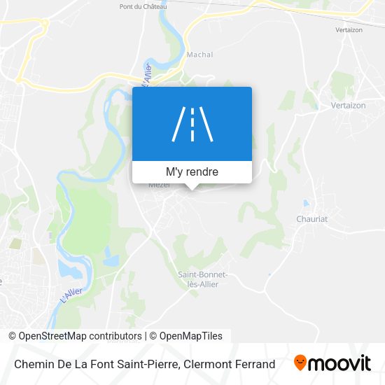 Chemin De La Font Saint-Pierre plan