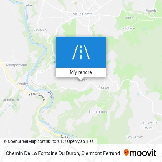 Chemin De La Fontaine Du Buron plan