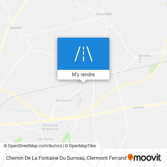 Chemin De La Fontaine Du Surreau plan