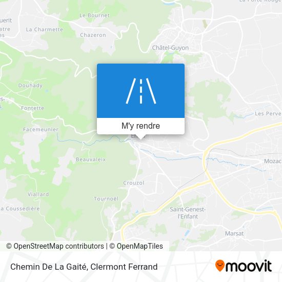 Chemin De La Gaité plan