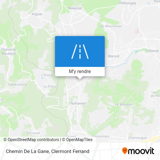 Chemin De La Gane plan