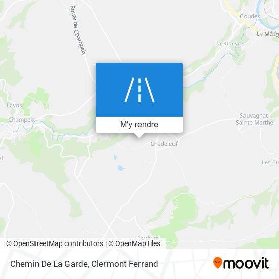 Chemin De La Garde plan