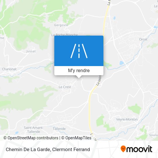 Chemin De La Garde plan