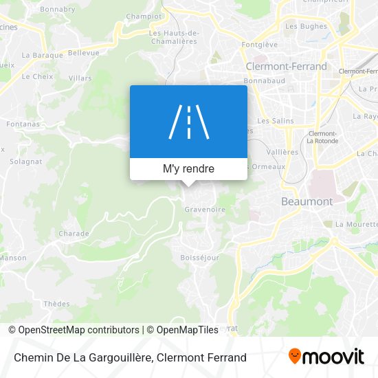 Chemin De La Gargouillère plan