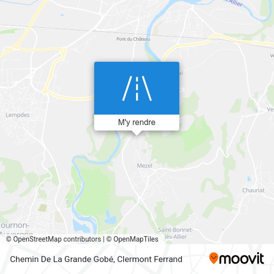 Chemin De La Grande Gobé plan
