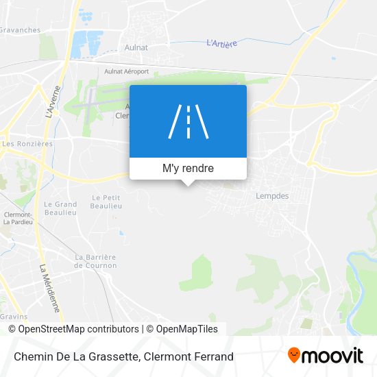 Chemin De La Grassette plan