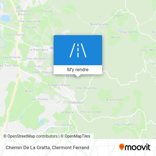 Chemin De La Gratta plan