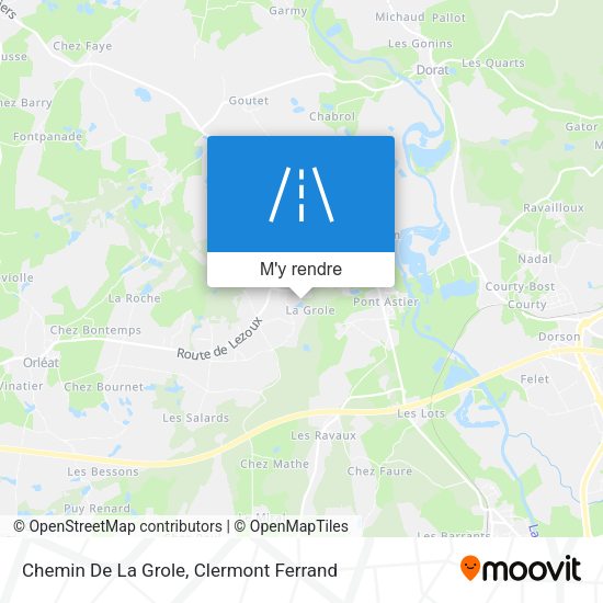 Chemin De La Grole plan