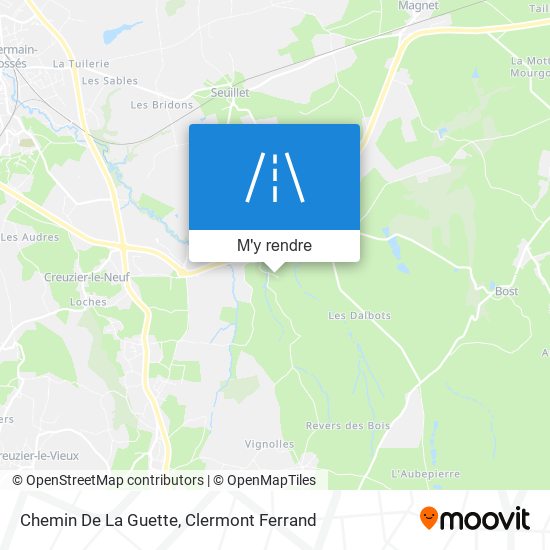 Chemin De La Guette plan