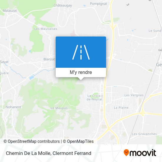 Chemin De La Molle plan