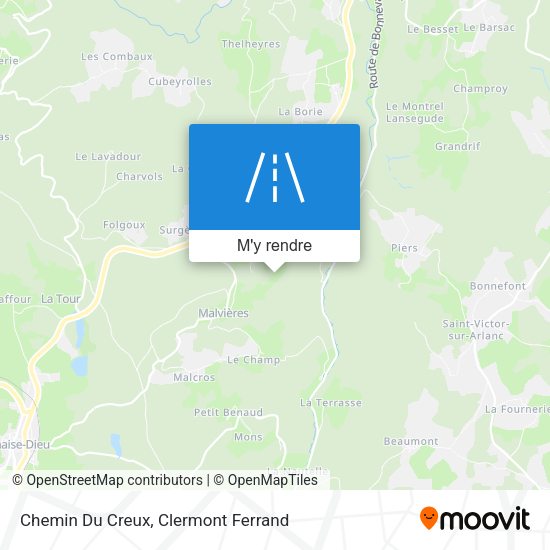 Chemin Du Creux plan