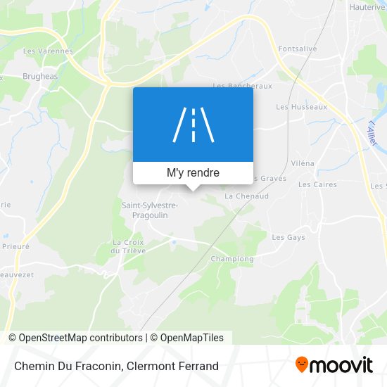 Chemin Du Fraconin plan