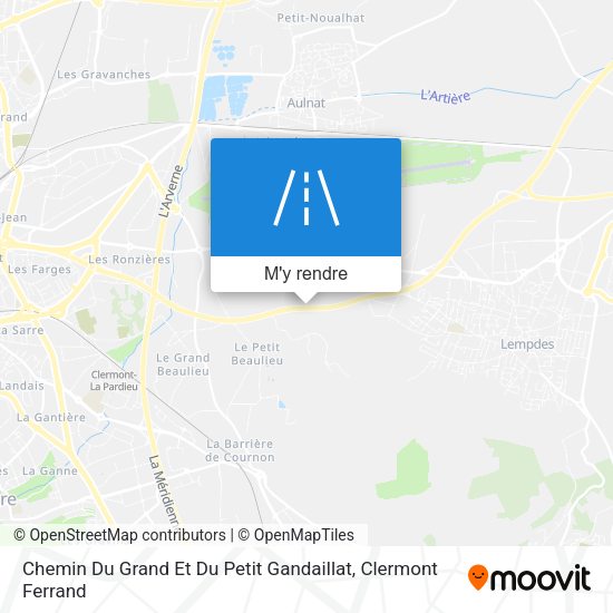 Chemin Du Grand Et Du Petit Gandaillat plan