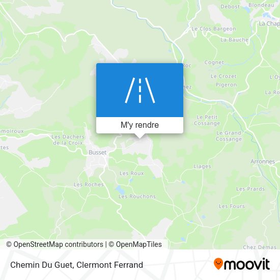 Chemin Du Guet plan