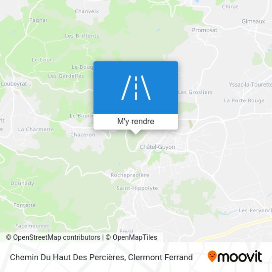 Chemin Du Haut Des Percières plan