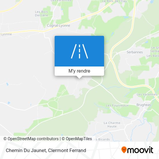 Chemin Du Jaunet plan