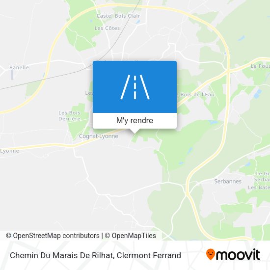 Chemin Du Marais De Rilhat plan