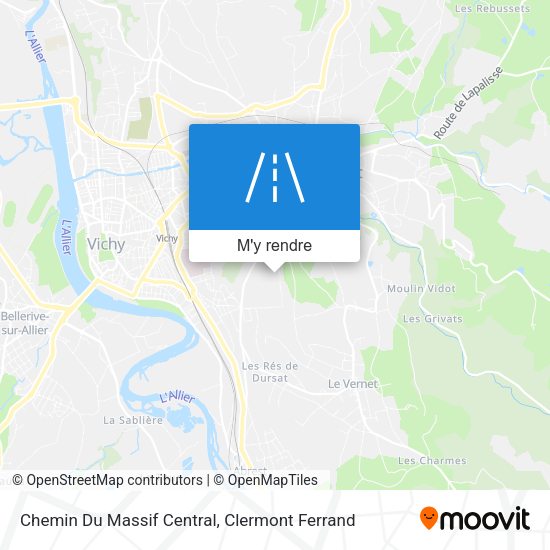 Chemin Du Massif Central plan