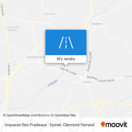 Impasse Des Pradeaux - Epinet plan