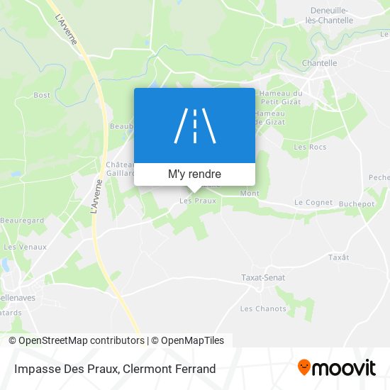 Impasse Des Praux plan