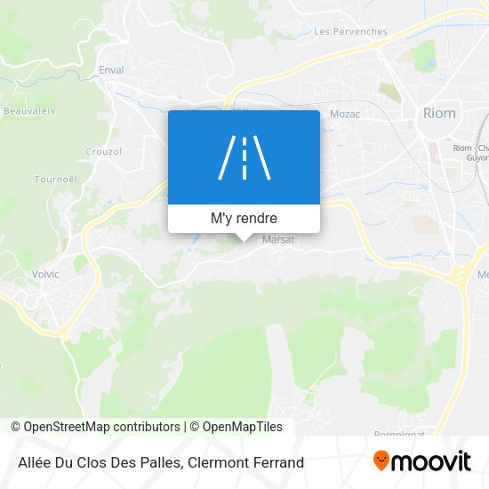 Allée Du Clos Des Palles plan