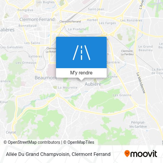 Allée Du Grand Champvoisin plan