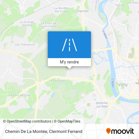 Chemin De La Montée plan