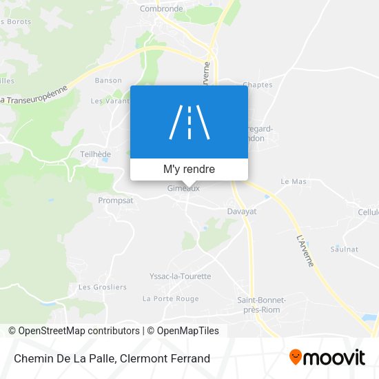 Chemin De La Palle plan