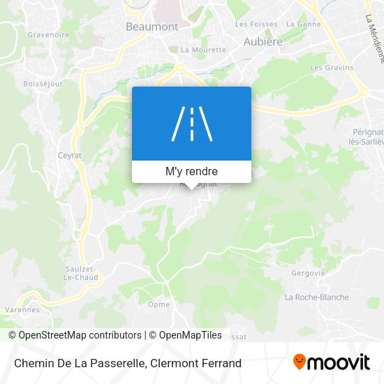 Chemin De La Passerelle plan