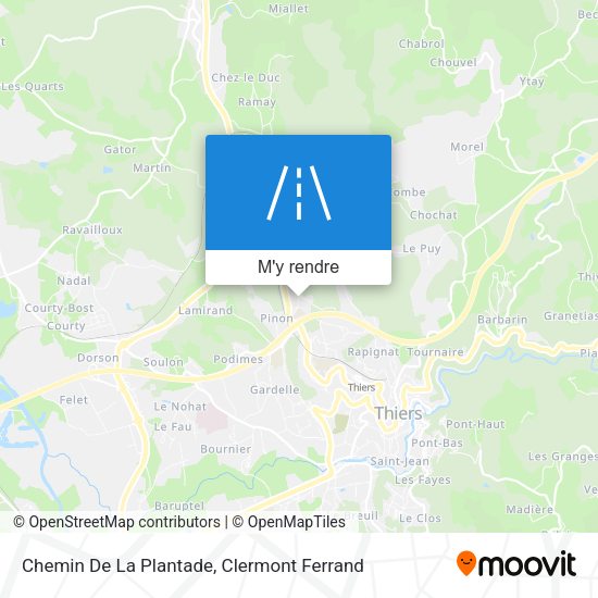 Chemin De La Plantade plan
