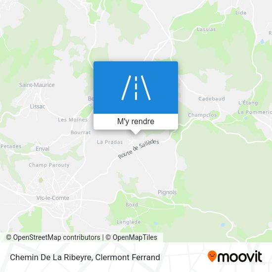 Chemin De La Ribeyre plan