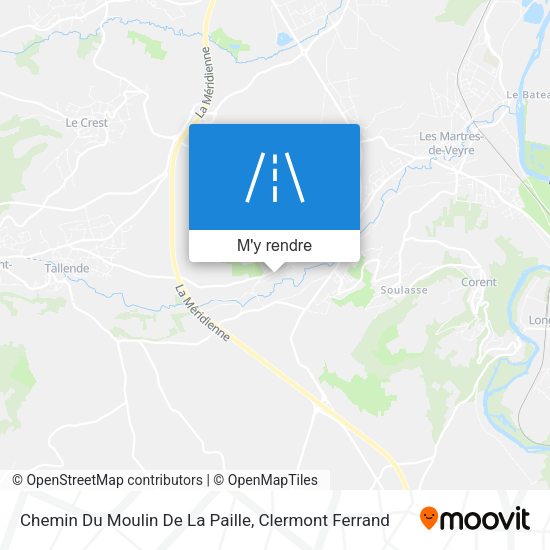 Chemin Du Moulin De La Paille plan