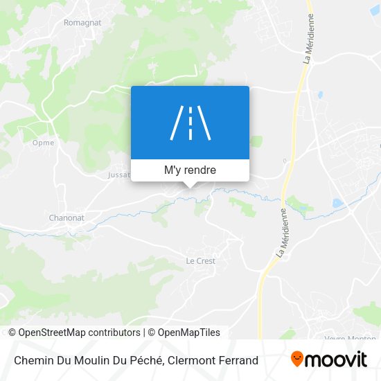 Chemin Du Moulin Du Péché plan