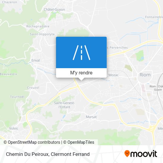 Chemin Du Peiroux plan