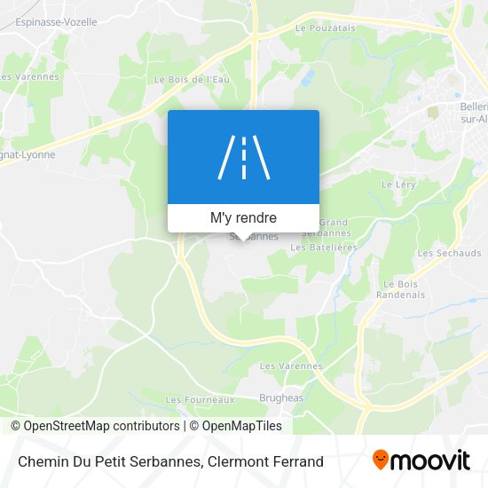 Chemin Du Petit Serbannes plan