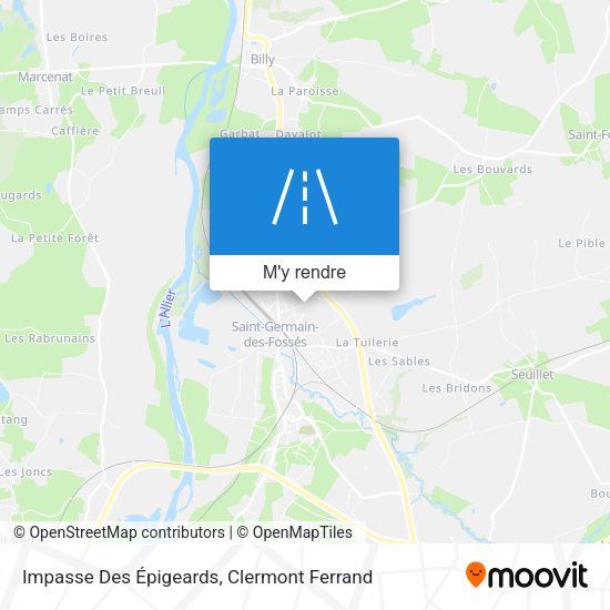 Impasse Des Épigeards plan