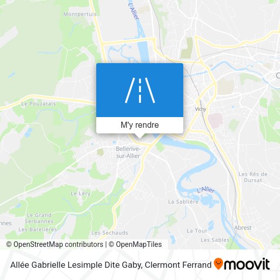 Allée Gabrielle Lesimple Dite Gaby plan