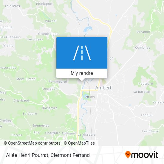Allée Henri Pourrat plan