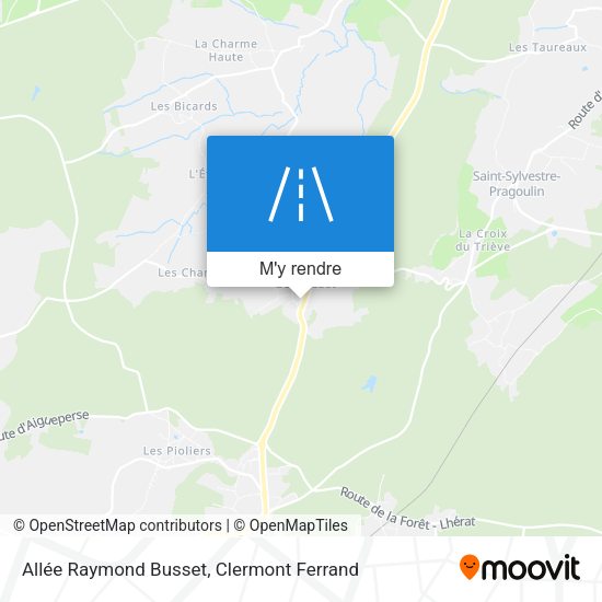 Allée Raymond Busset plan