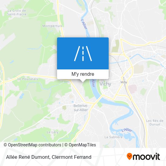 Allée René Dumont plan