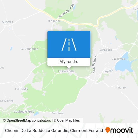 Chemin De La Rodde La Garandie plan