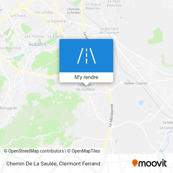 Chemin De La Saulée plan