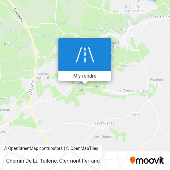 Chemin De La Tuilerie plan