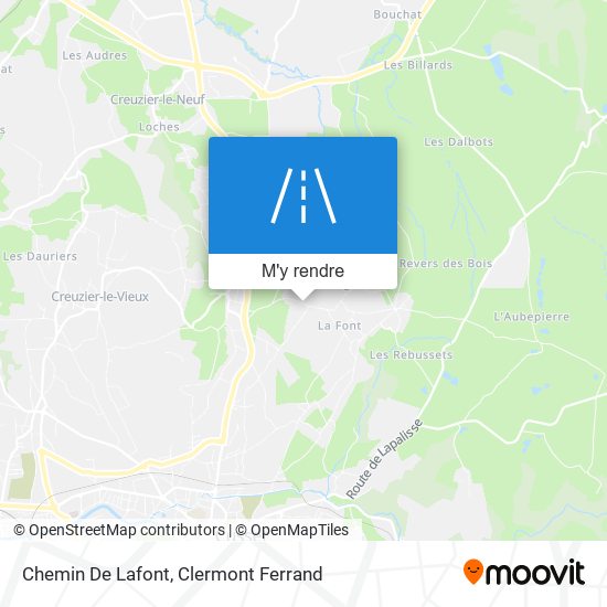 Chemin De Lafont plan