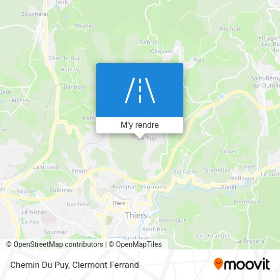 Chemin Du Puy plan