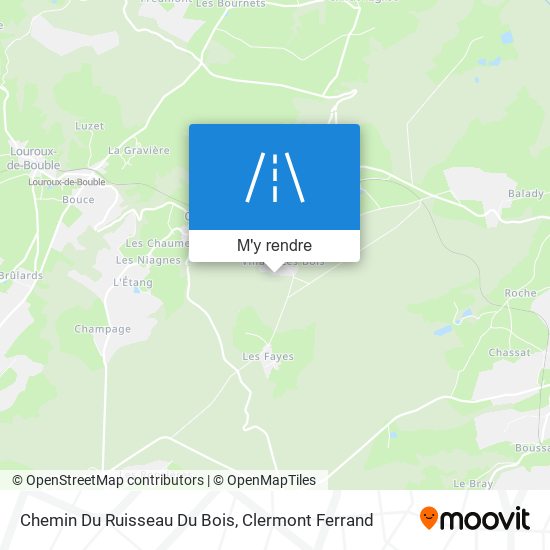 Chemin Du Ruisseau Du Bois plan
