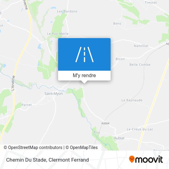Chemin Du Stade plan