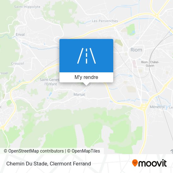 Chemin Du Stade plan