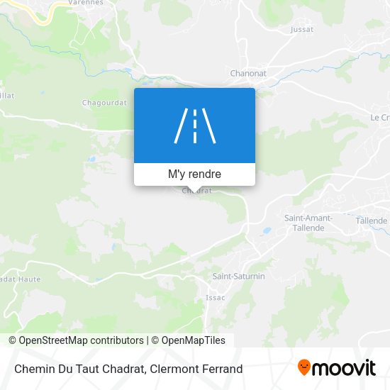 Chemin Du Taut Chadrat plan